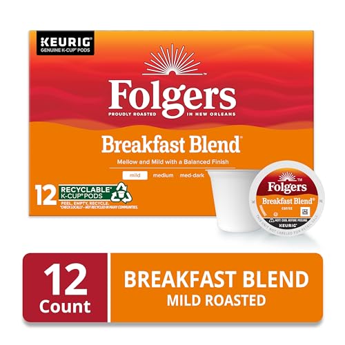 Folgers Breakfast Blend K-Cup pack ready for quick brewing
