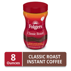 Folgers Classic Roast aroma fills the kitchen as it brews.