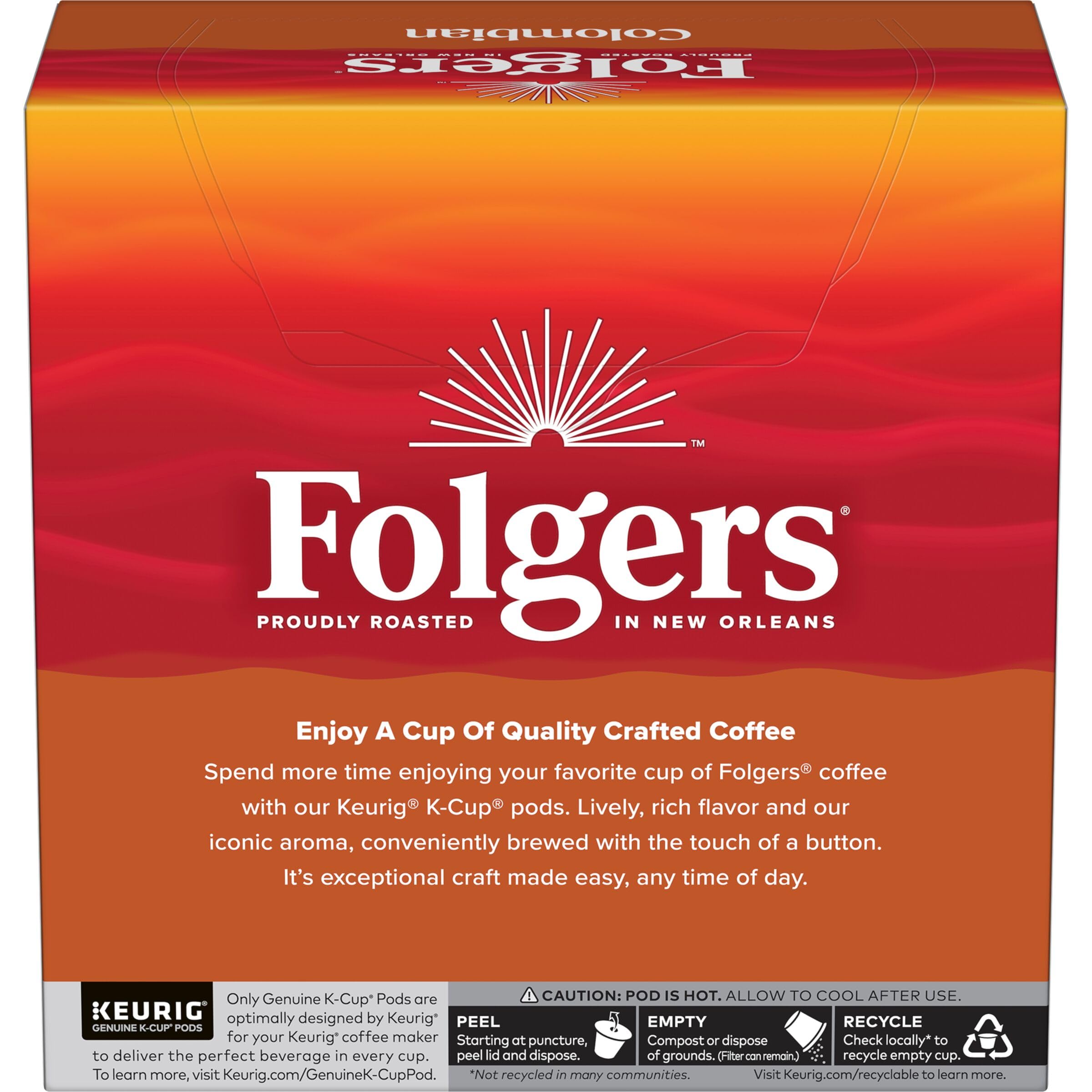 K-Cup pods ready for Keurig brewers in home or office