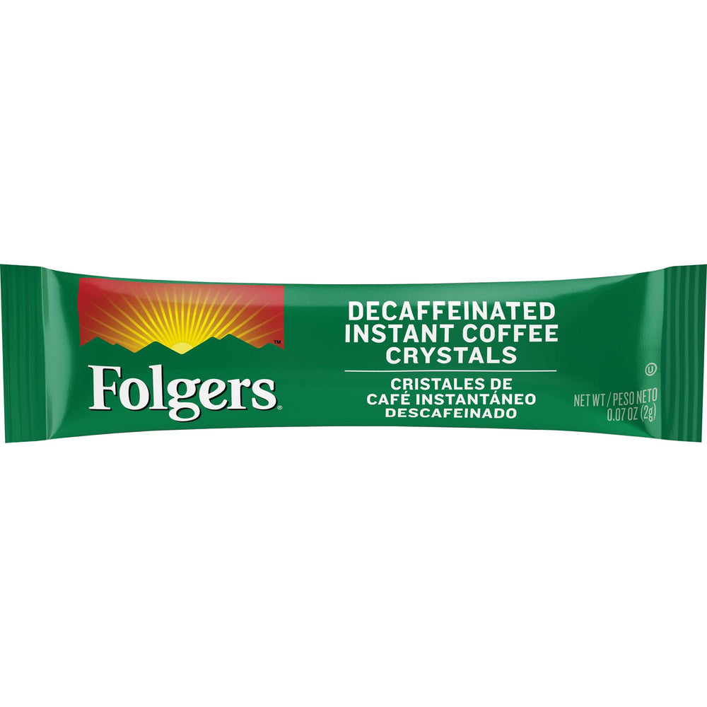 Folgers decaf crystals dissolving in water create a fast, smooth cup.