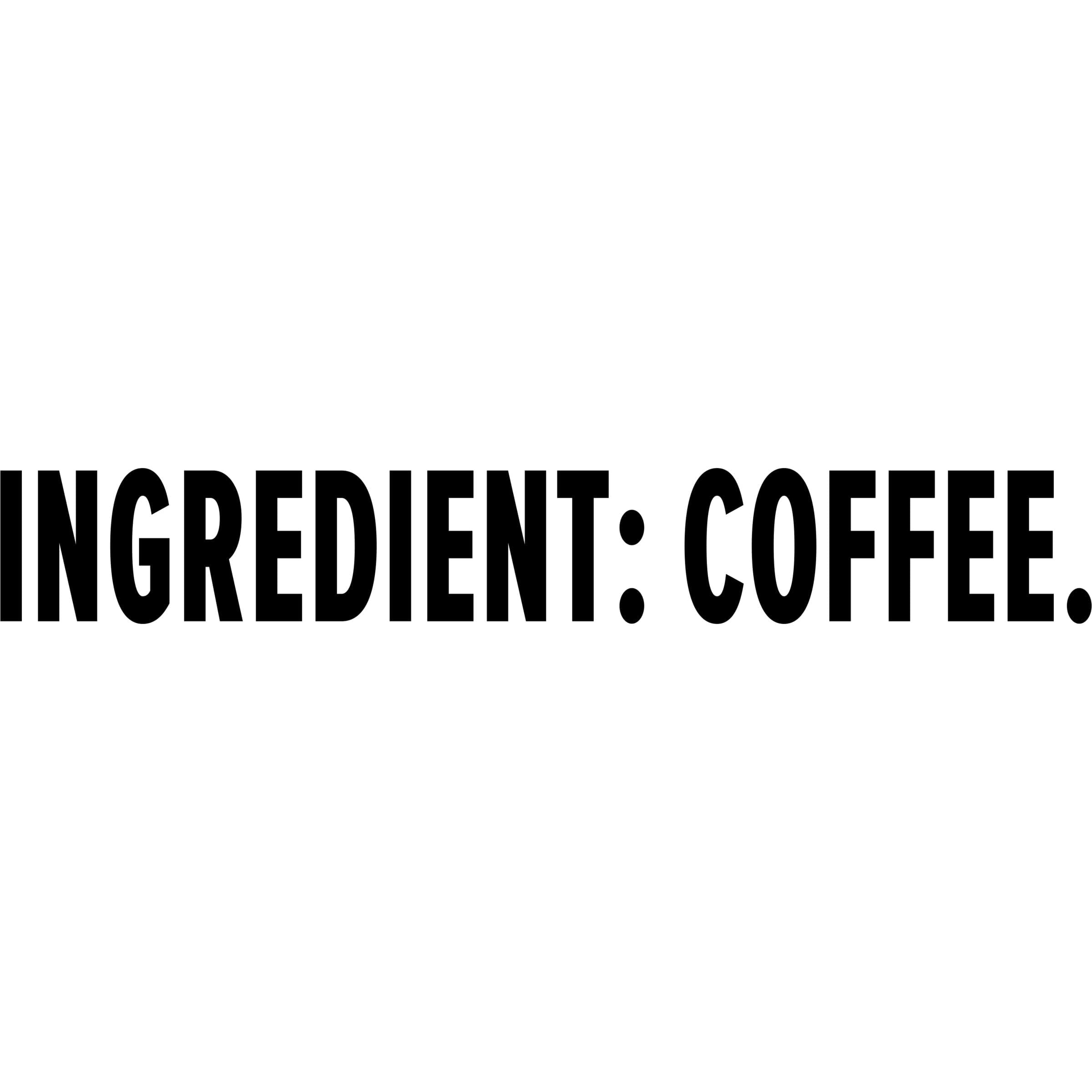 Folgers decaf single-serve bags closeup for fresh, mess-free brewing.