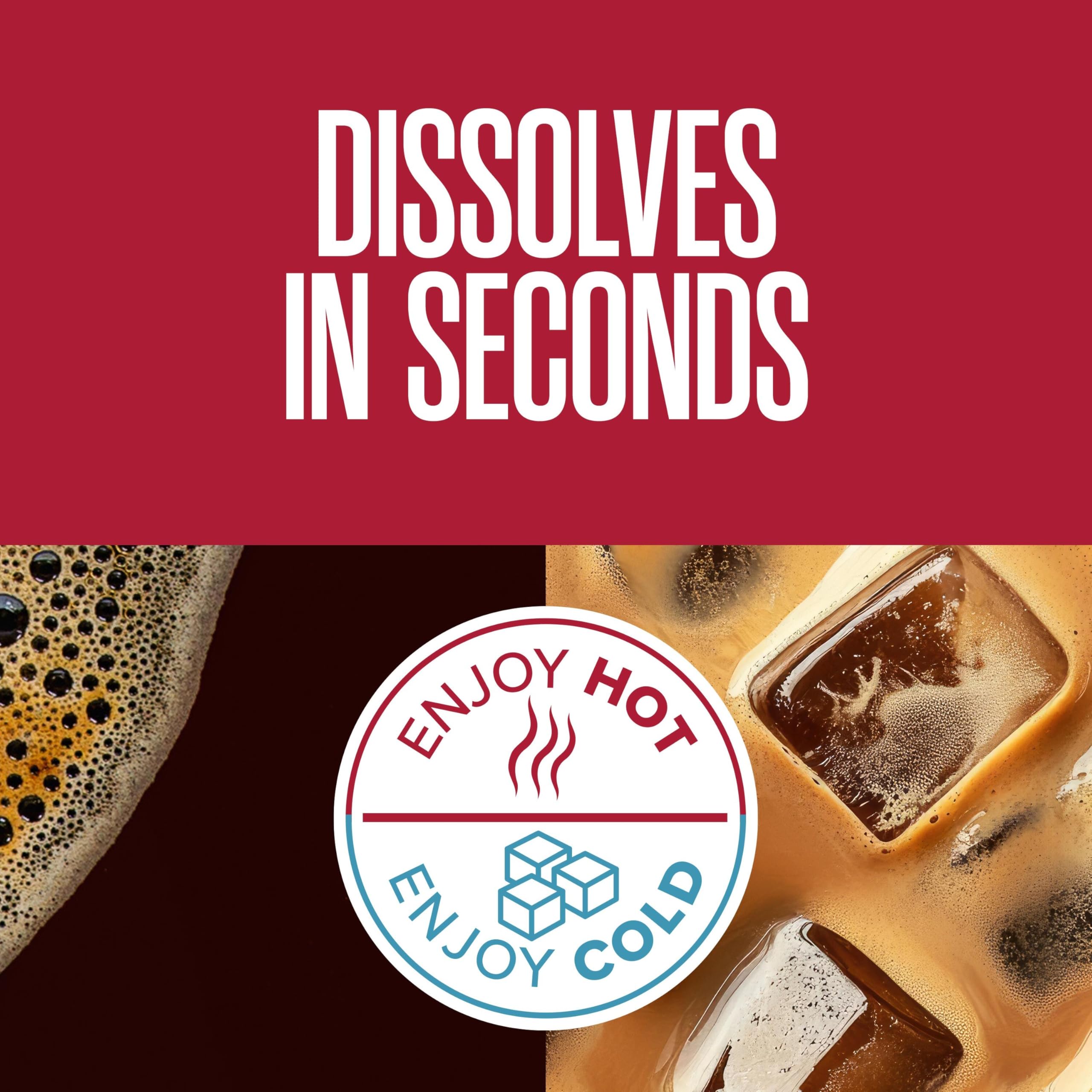 A hot cup of Folgers coffee ready in minutes.