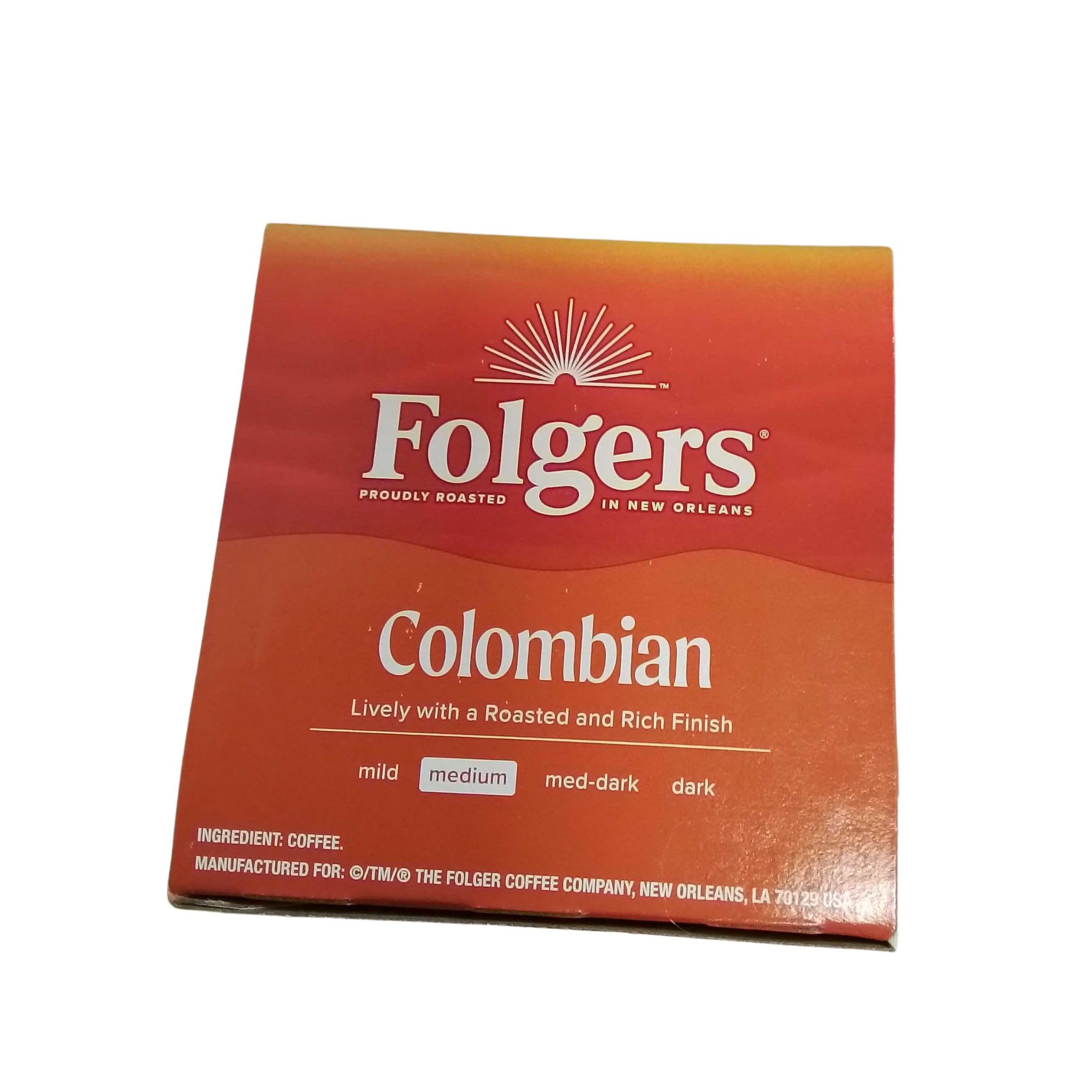 Folgers Keurig-compatible capsules, fast and simple brewing with minimal cleanup.