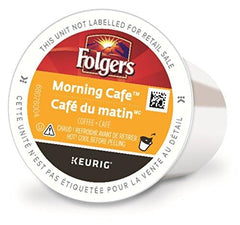 Folgers Morning Café brew setup, quick cup prep for busy mornings.