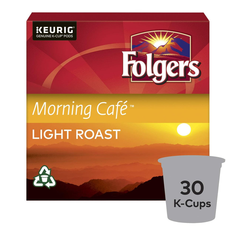 Folgers Morning Café coffee pod closeup, showcasing aroma-friendly roast for everyday rituals.