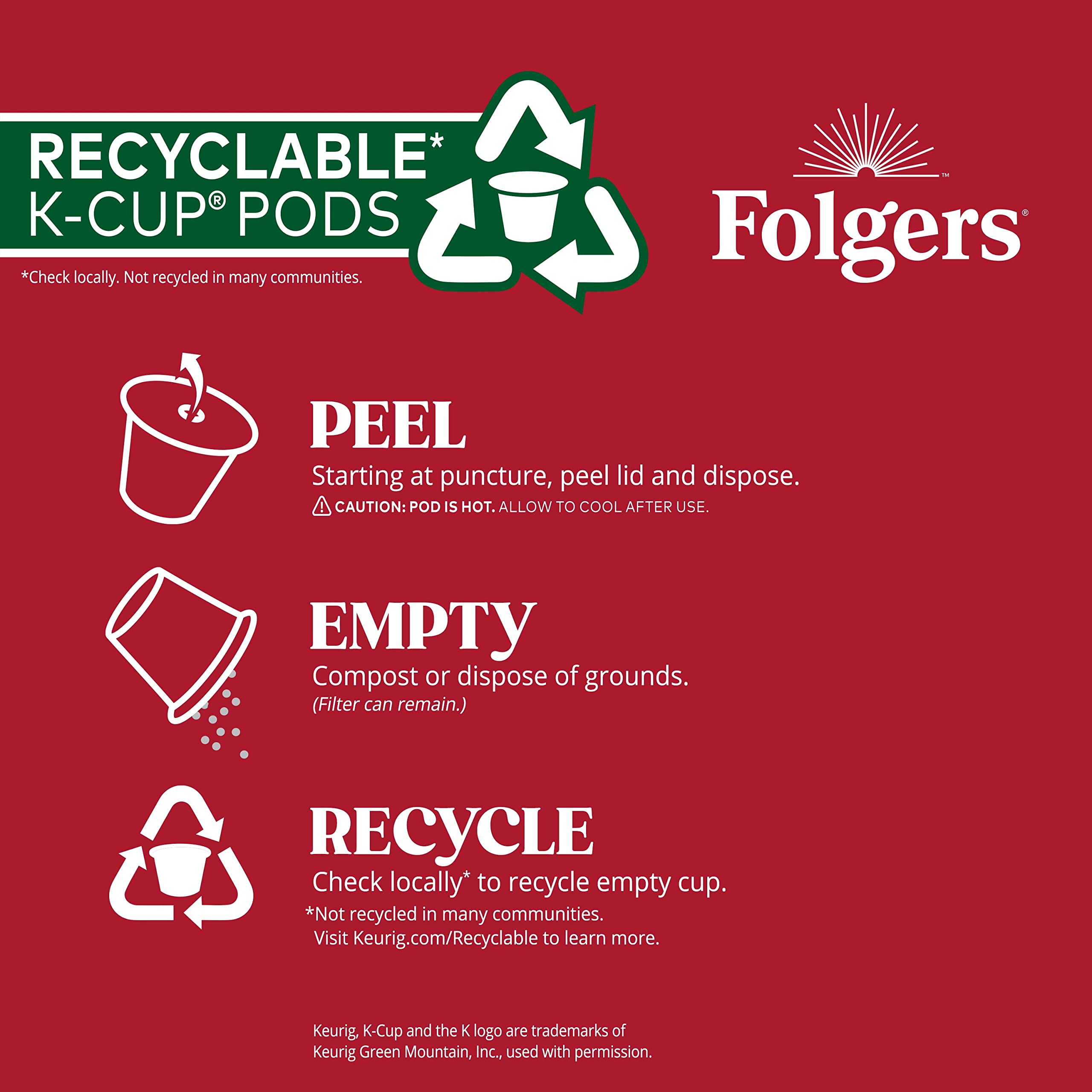 Folgers New Orleans roast flavor, captured in a warm aroma.