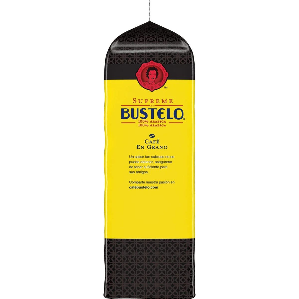 Folgers Supreme Bustelo served with milk and sugar for a bold cup.
