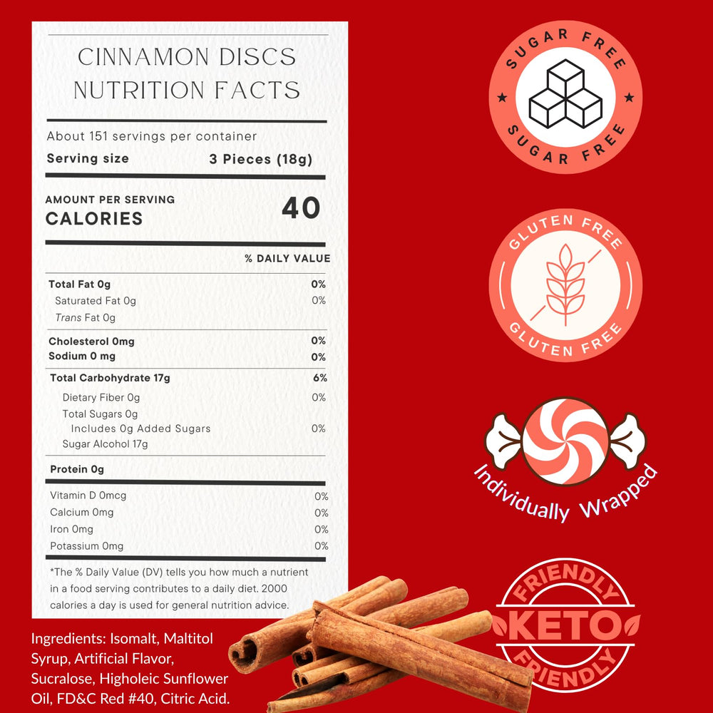 FolksField individually wrapped cinnamon discs for convenient on-the-go snacking