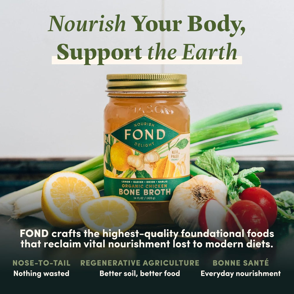 FOND NOURISH DELIGHT broth-based soup or sauce base supports versatile cooking