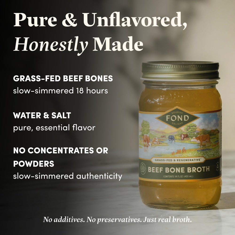 FOND Nourish Delight cooking base bowl demonstrates versatile broth for recipes.