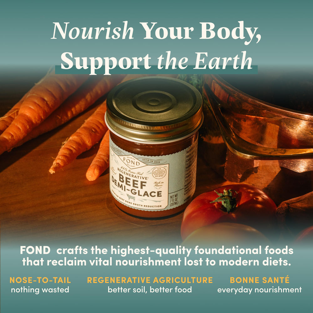 FOND NOURISH DELIGHT storage-ready demi-glace after opening