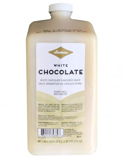 Fontana White Chocolate Mocha Sauce enhances cafe-style coffee drinks at home.