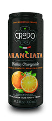 Fonti Di Crodo Aranciata bottle pour, Italian sparkle for gatherings.