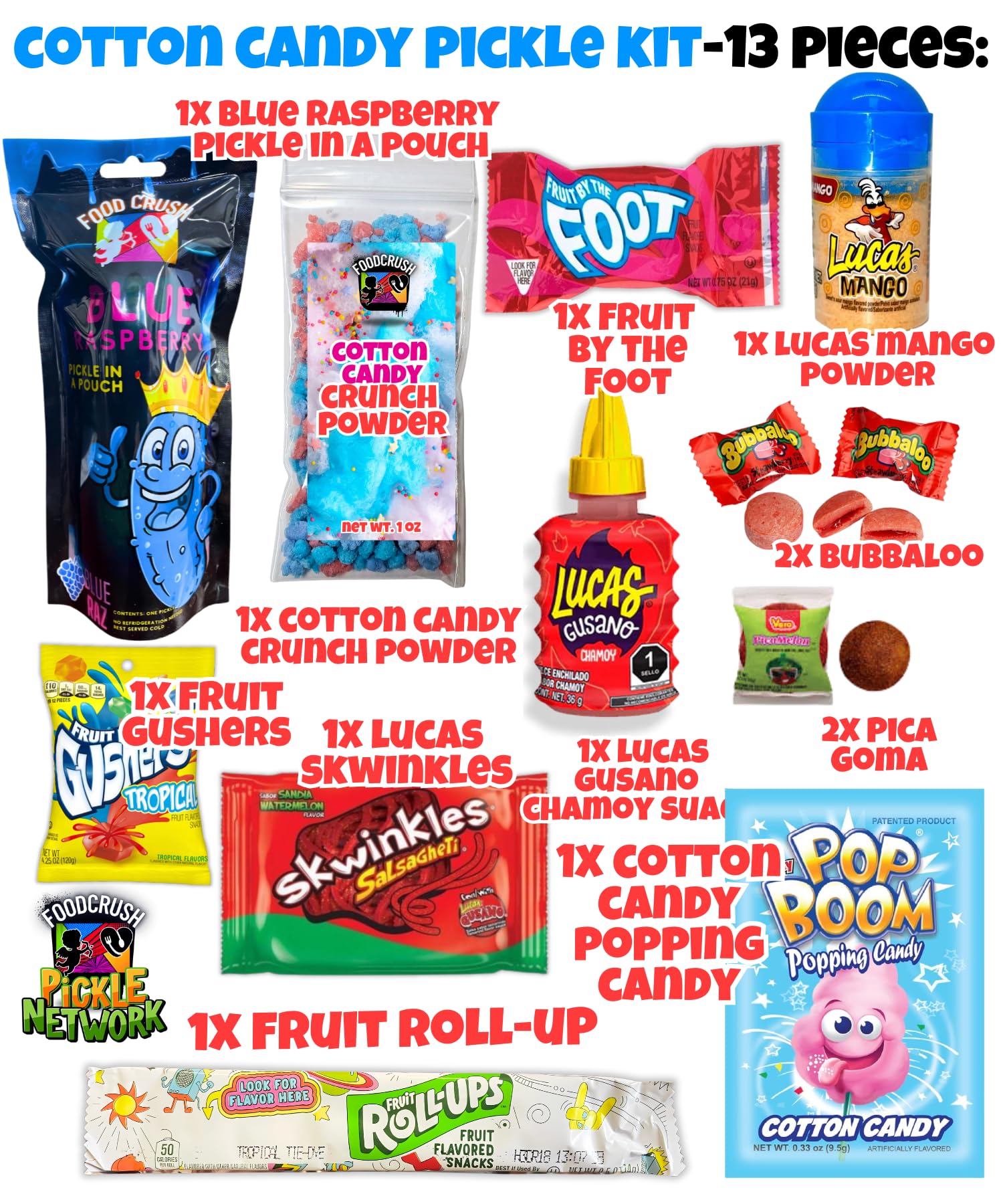 Food Crush popping candy adds crackling fun to any bite