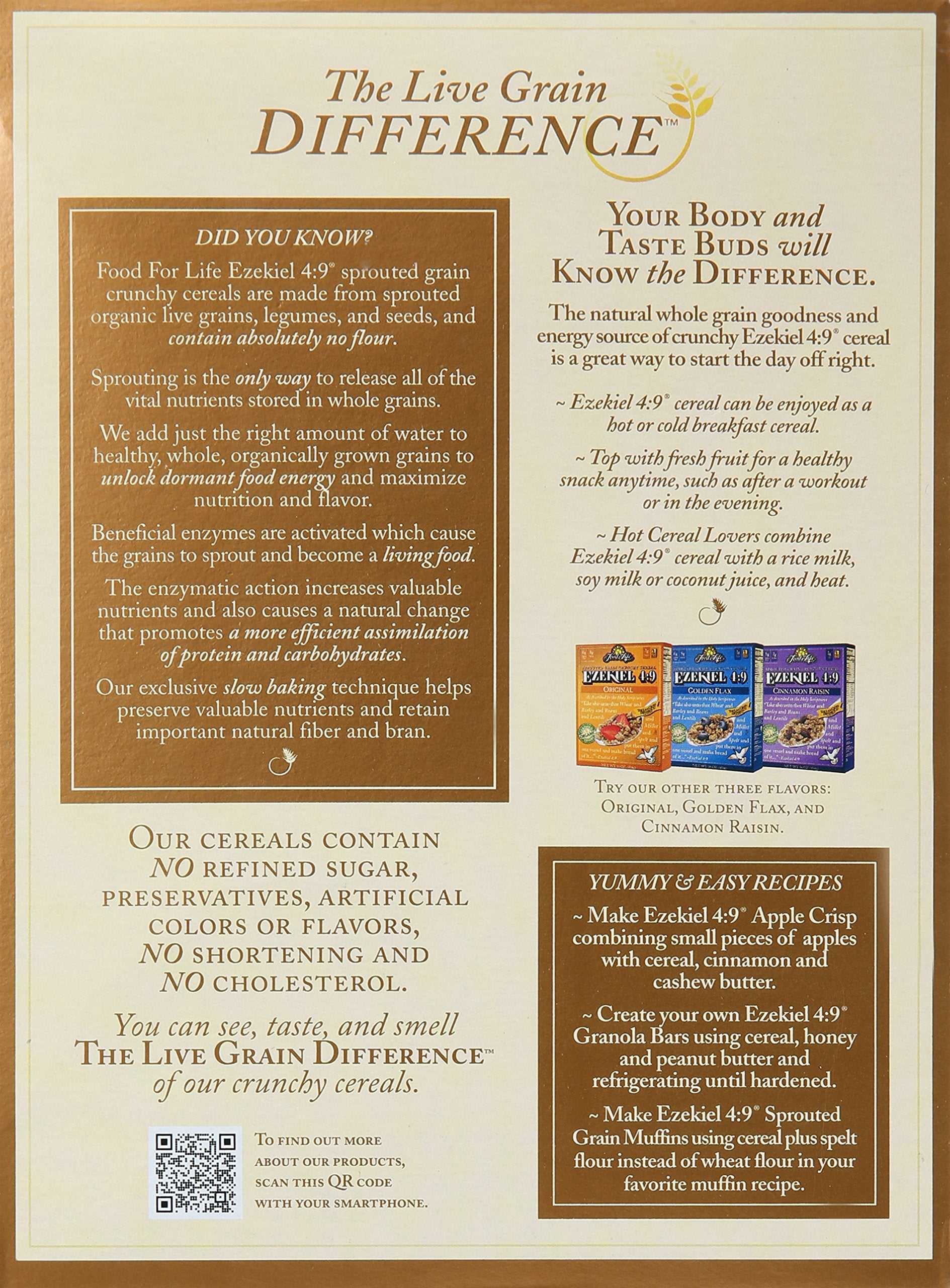 Food for Life Ezekiel 4:9 Almond Cereal with milk close-up evokes creamy morning ritual.