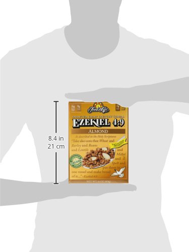 Food for Life Ezekiel 4:9 Almond Cereal snack cup ready to energize mornings.