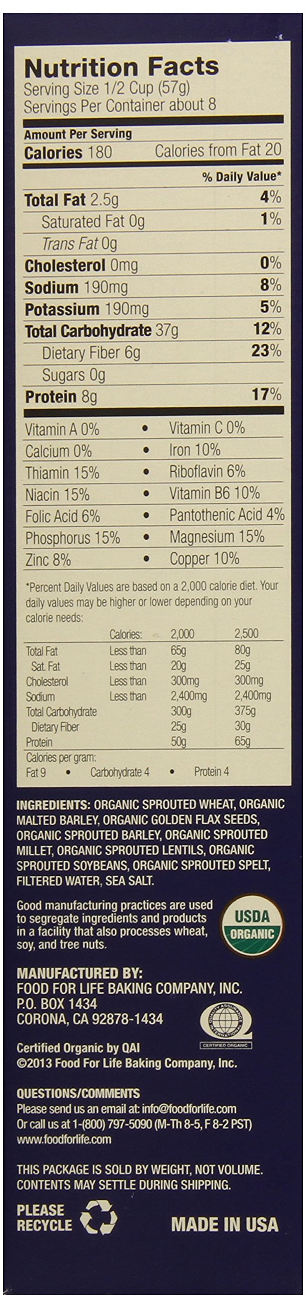 Food for Life packaging in Frustration-Free box for easy recycling.