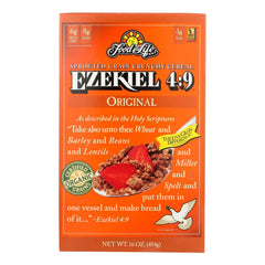 Food for Life Ezekiel 4:9 Original cereal in a bowl for a wholesome breakfast.