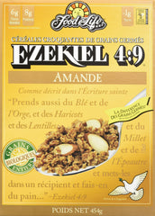 Food for Life Ezekiel 4:9 almond serving image suggesting a protein-rich breakfast