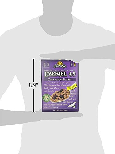Snack idea featuring Food for Life Ezekiel 4:9 cereal.