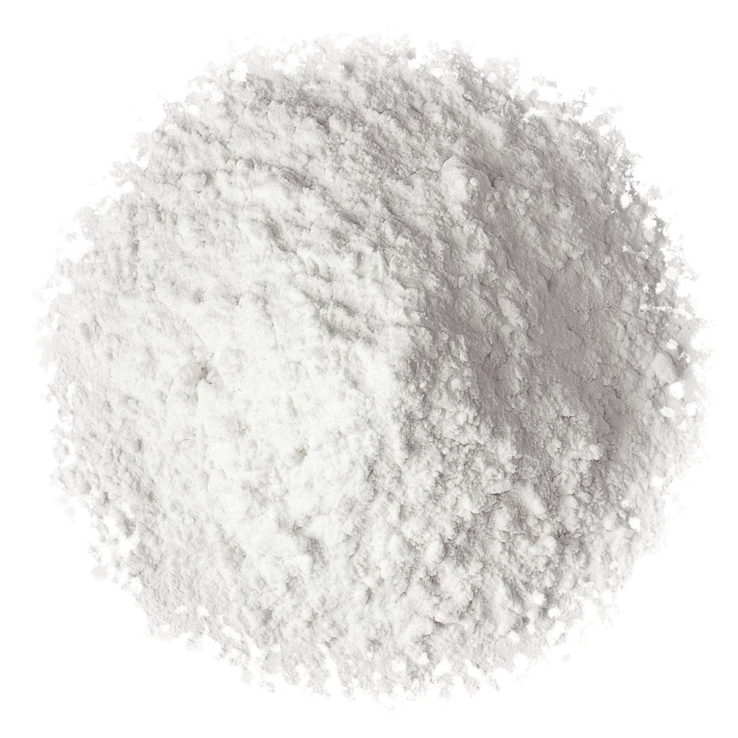 Food to Live potato starch powder closeup showing pure white granules