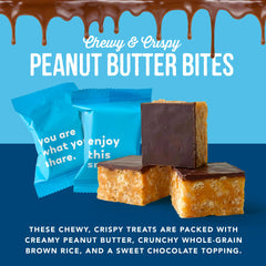 For Noshers Only Peanut Butter Bites ingredients, no artificial flavors.