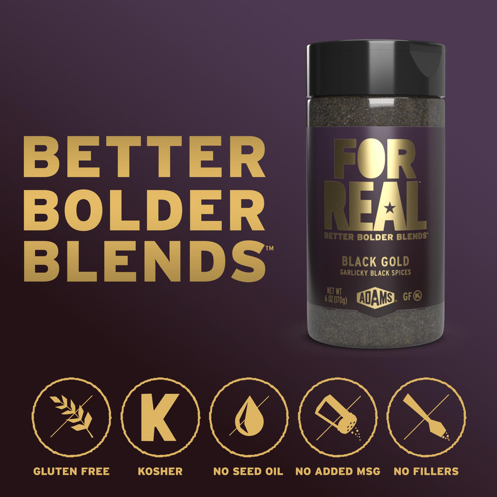 FOR REAL Black Gold Seasoning on eggs demonstrates versatile everyday use
