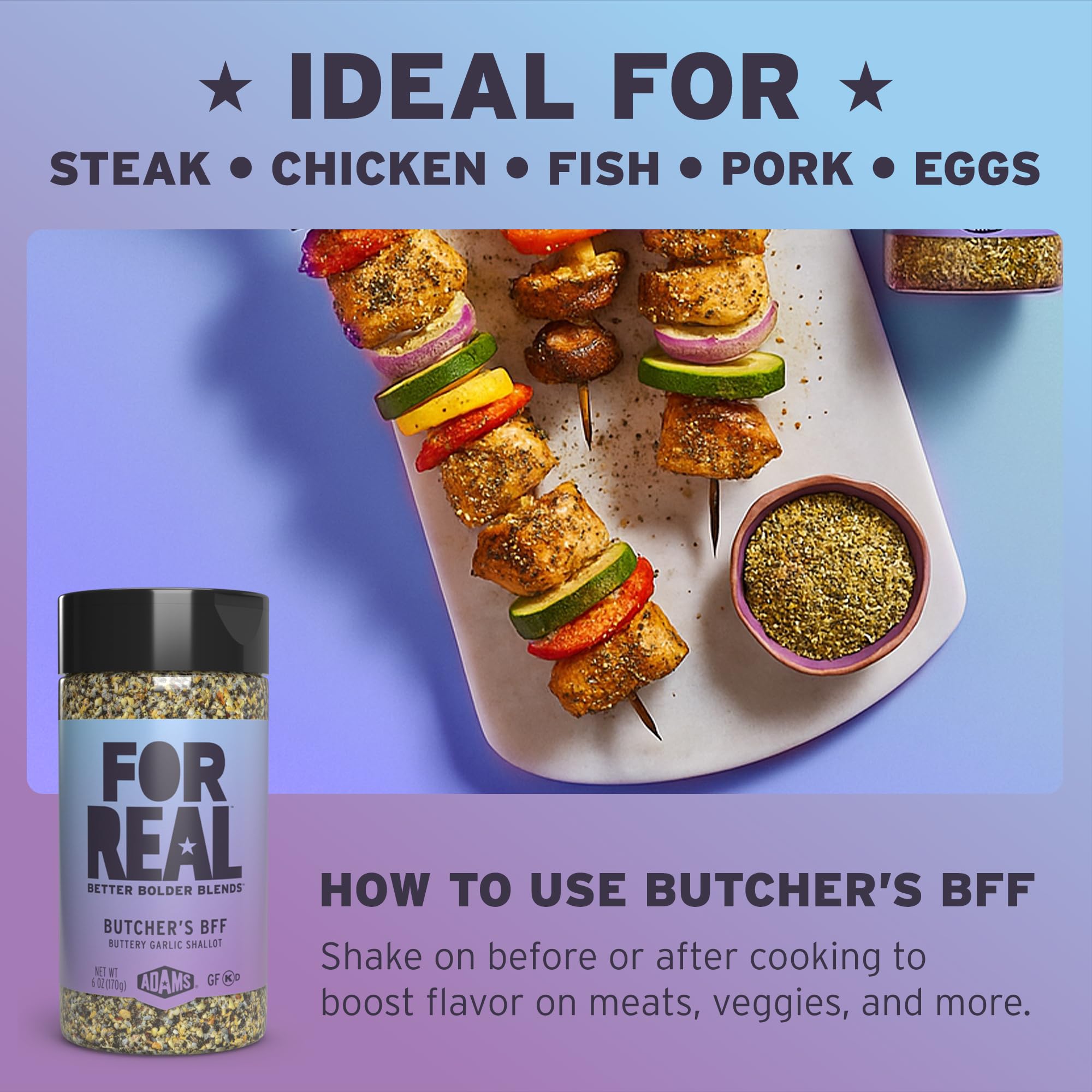 For Real Butcher's BFF kitchen scene ready to season.