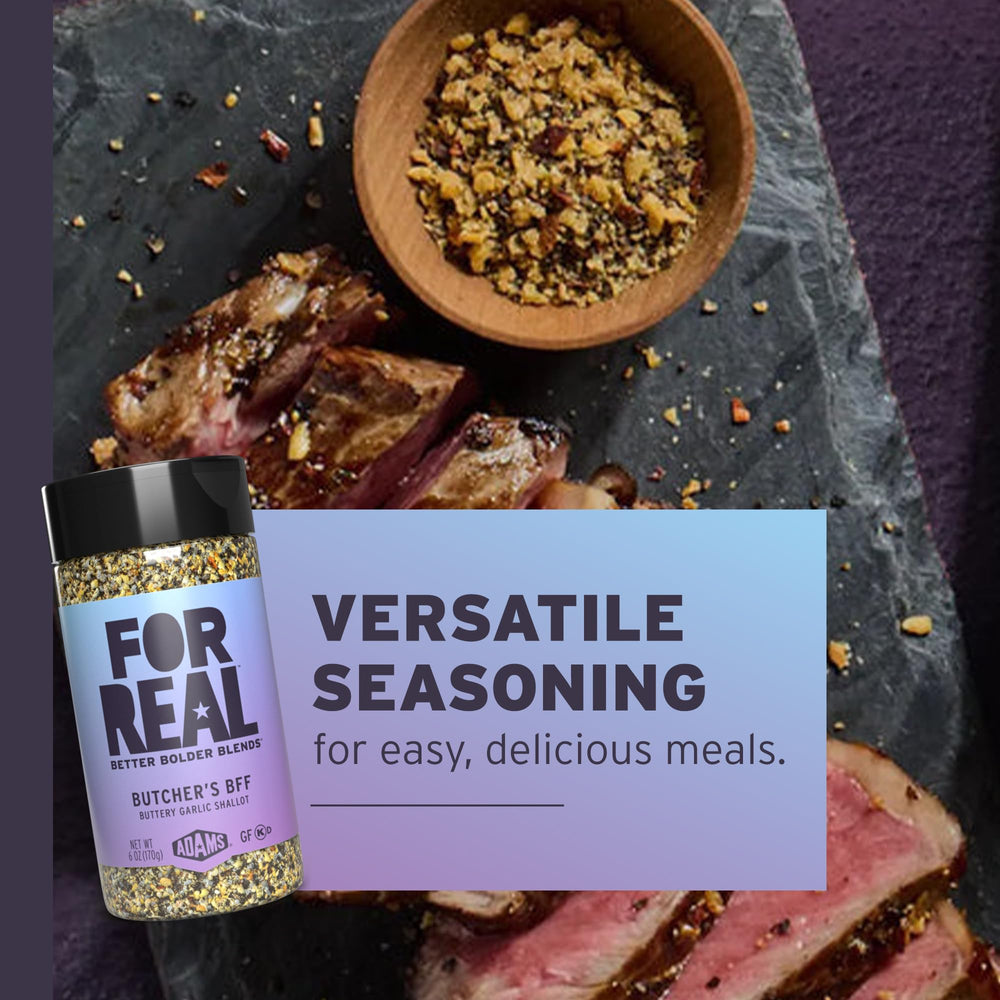 For Real Butcher's BFF sprinkled on veggies for depth.