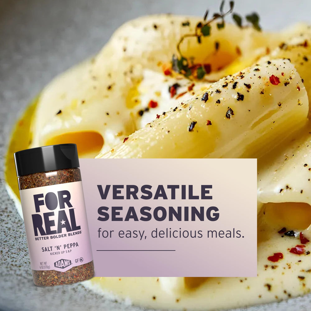 FOR REAL Salt 'N' Peppa on eggs brightens breakfast with peppery balance