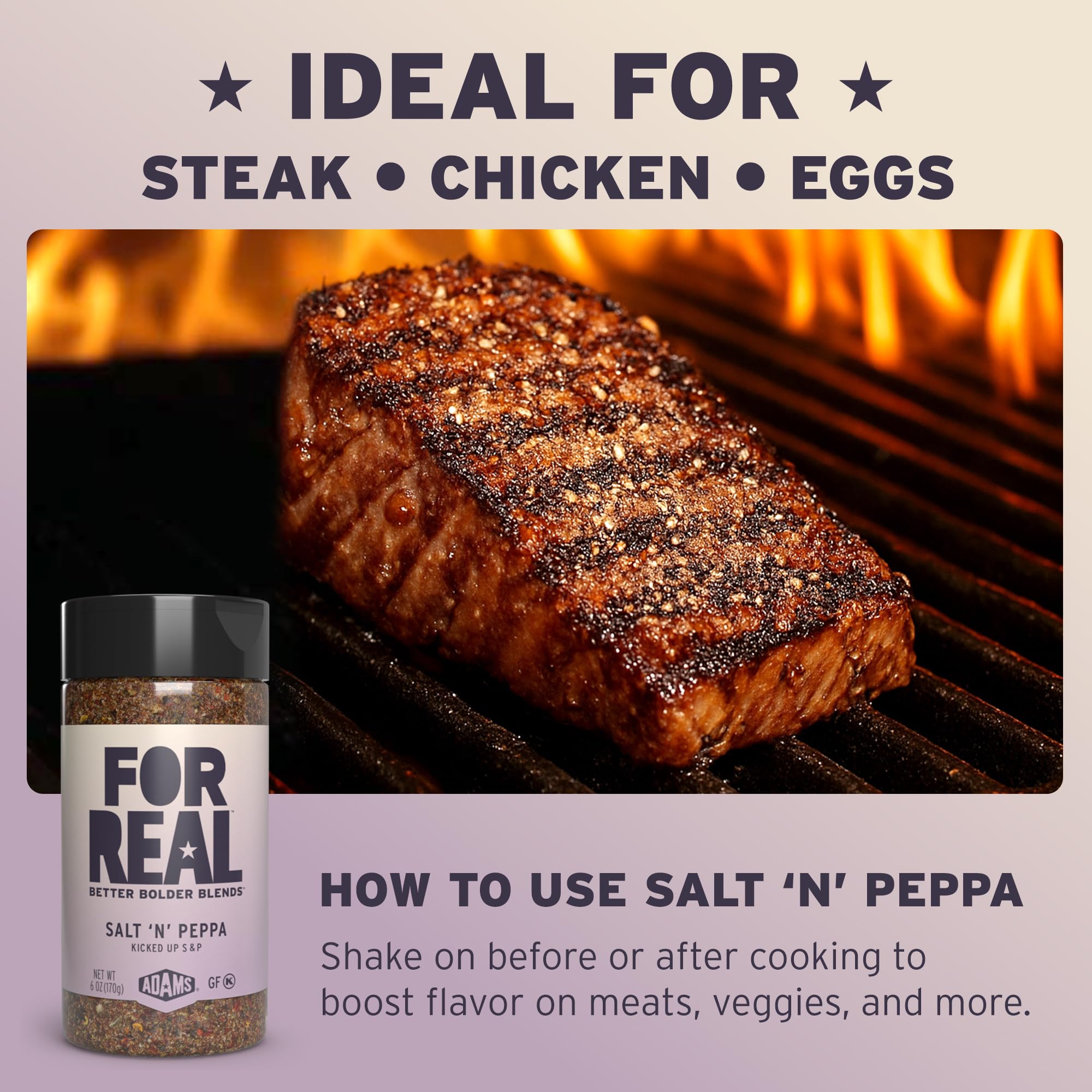 FOR REAL Salt 'N' Peppa kitchen scene with ready-to-use seasoning for meals