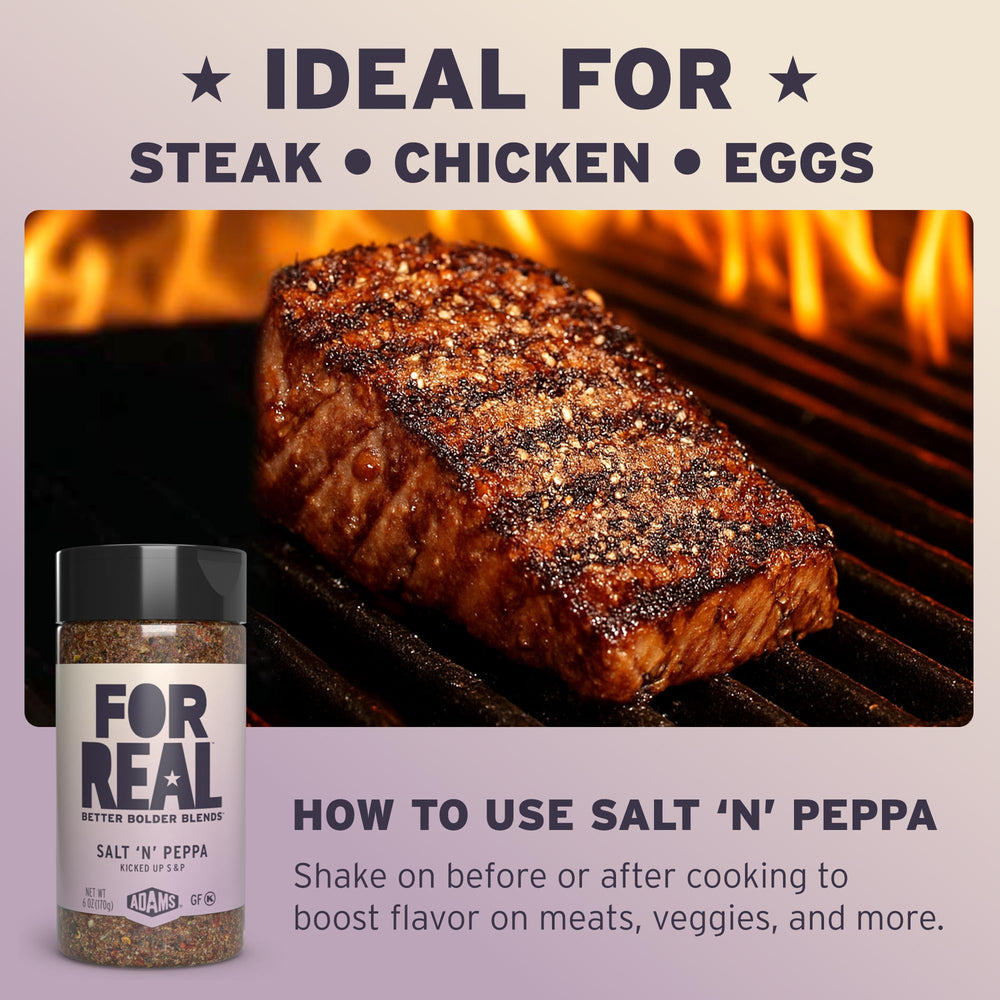 FOR REAL Salt 'N' Peppa kitchen scene with ready-to-use seasoning for meals