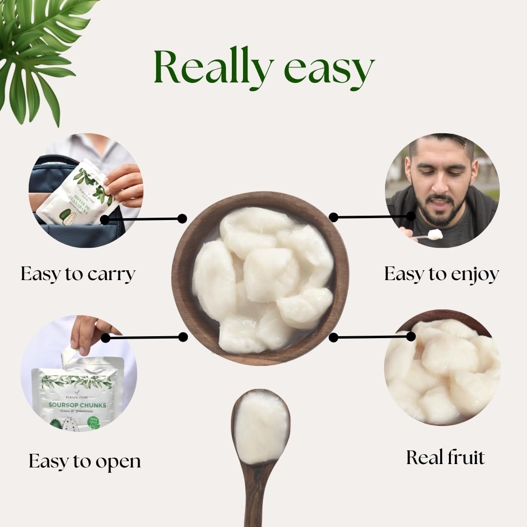 Formal Food Soursop portable pack keeps flavor without refrigeration.