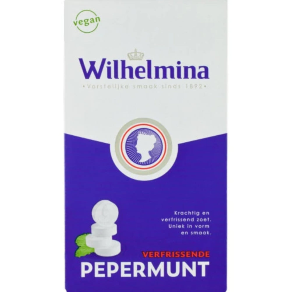 Fortuin Wilhelmina peppermint box showing travel-friendly packaging.
