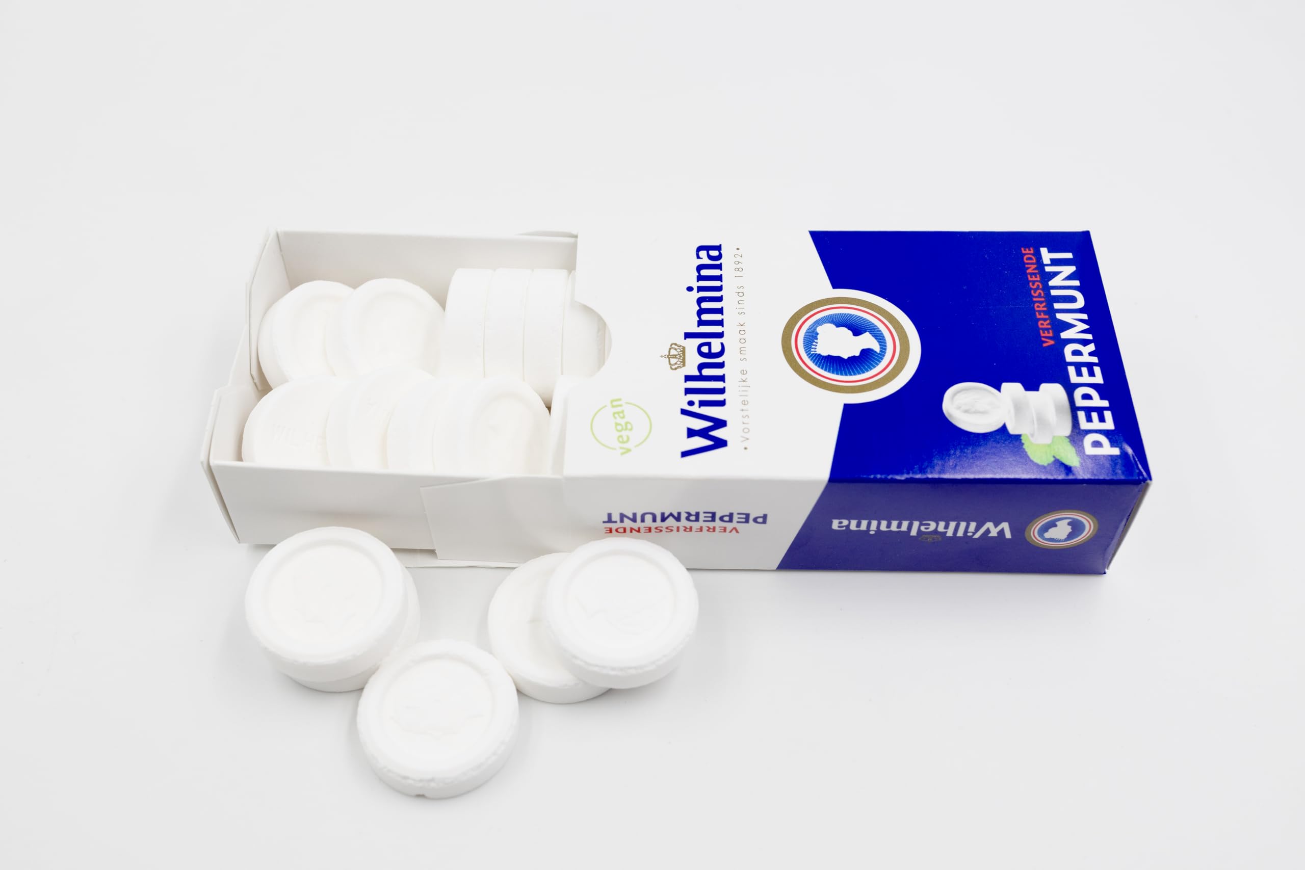 Fortuin Wilhelmina Peppermints Dutch-made label signals heritage