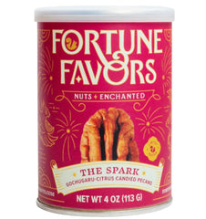 Fortune Favors Candied Pecans Spark Pack, perfect for on-the-go snacking