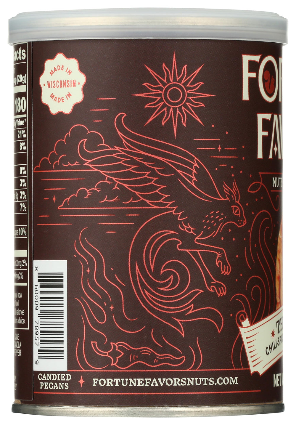 Fortune Favors gift-pack candied pecans, perfect for gifting