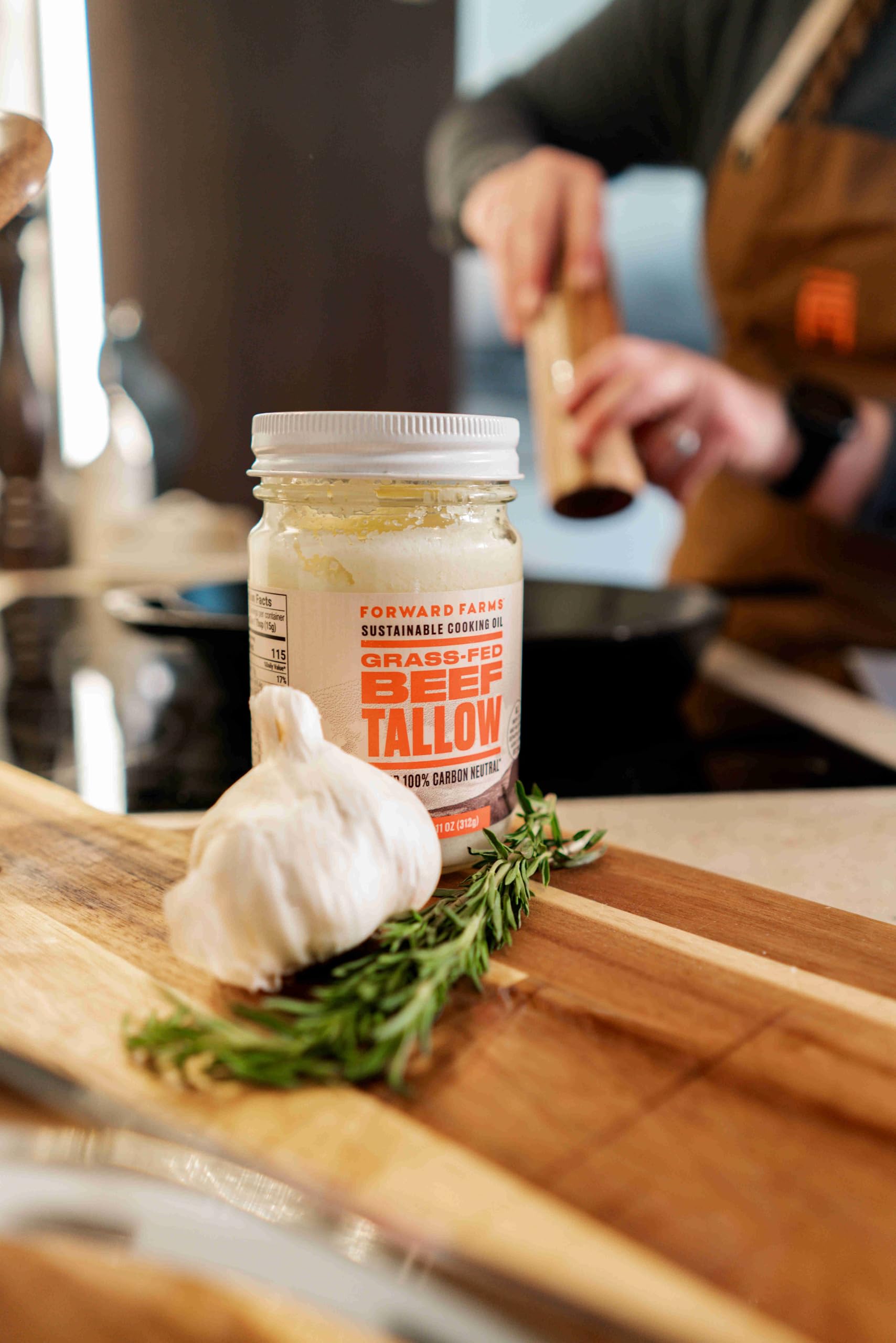 Forward Farms two-pack beef tallow showing value and versatility.