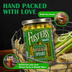 Foster's asparagus garnish for Bloody Mary adds color and flavor to cocktails.