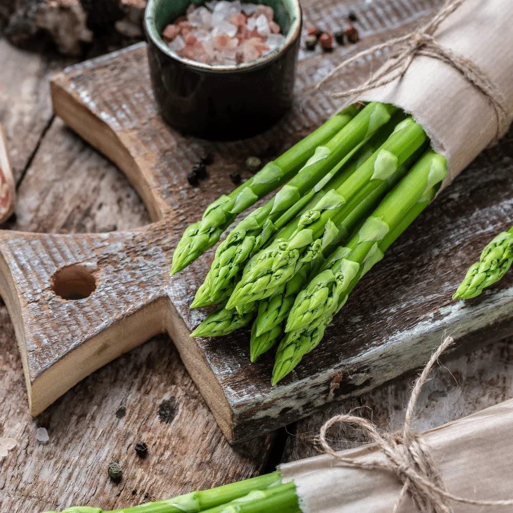 Foster's pickled asparagus spears as Bloody Mary garnish