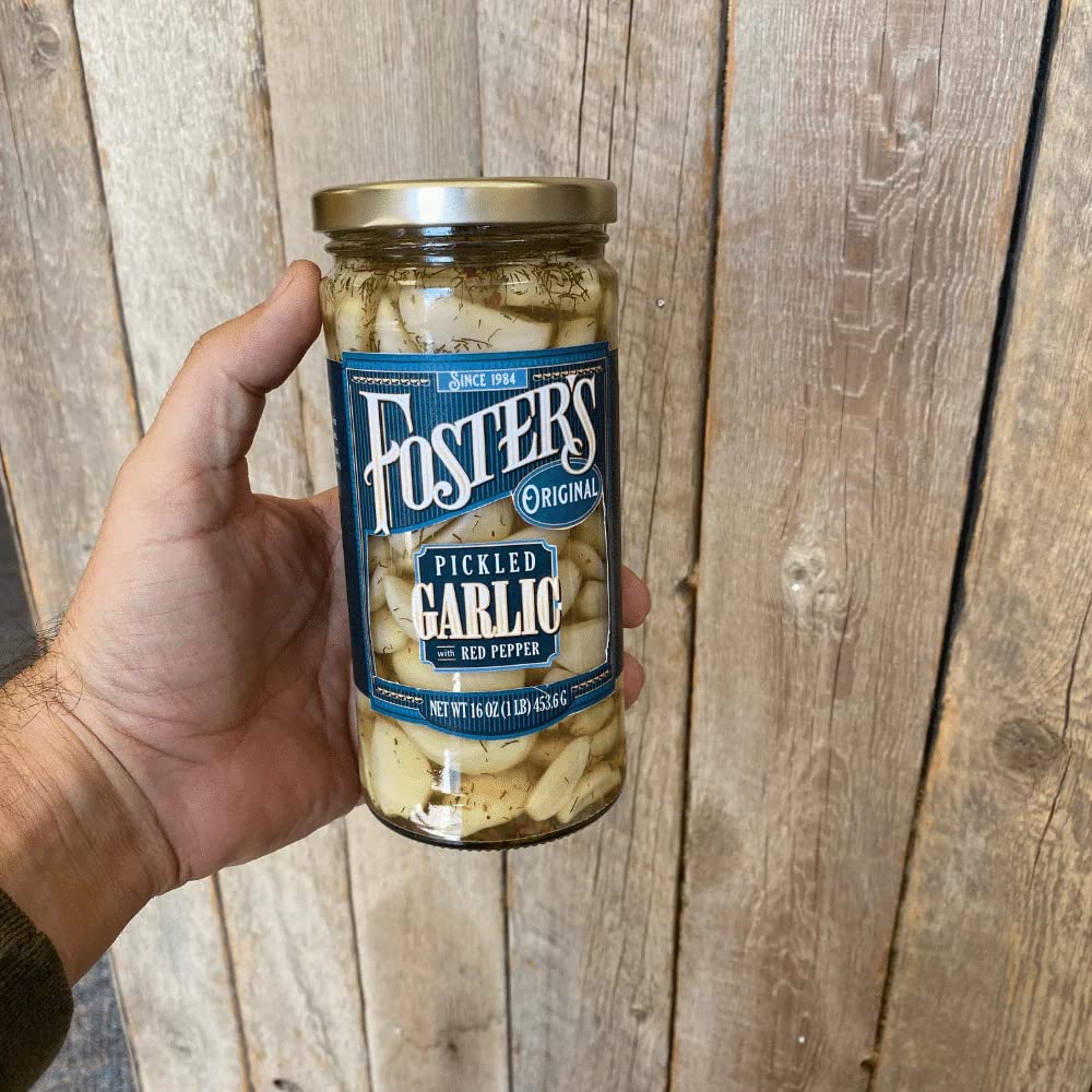 Foster's pickled garlic cloves kitchen essential for quick plates and garnishes