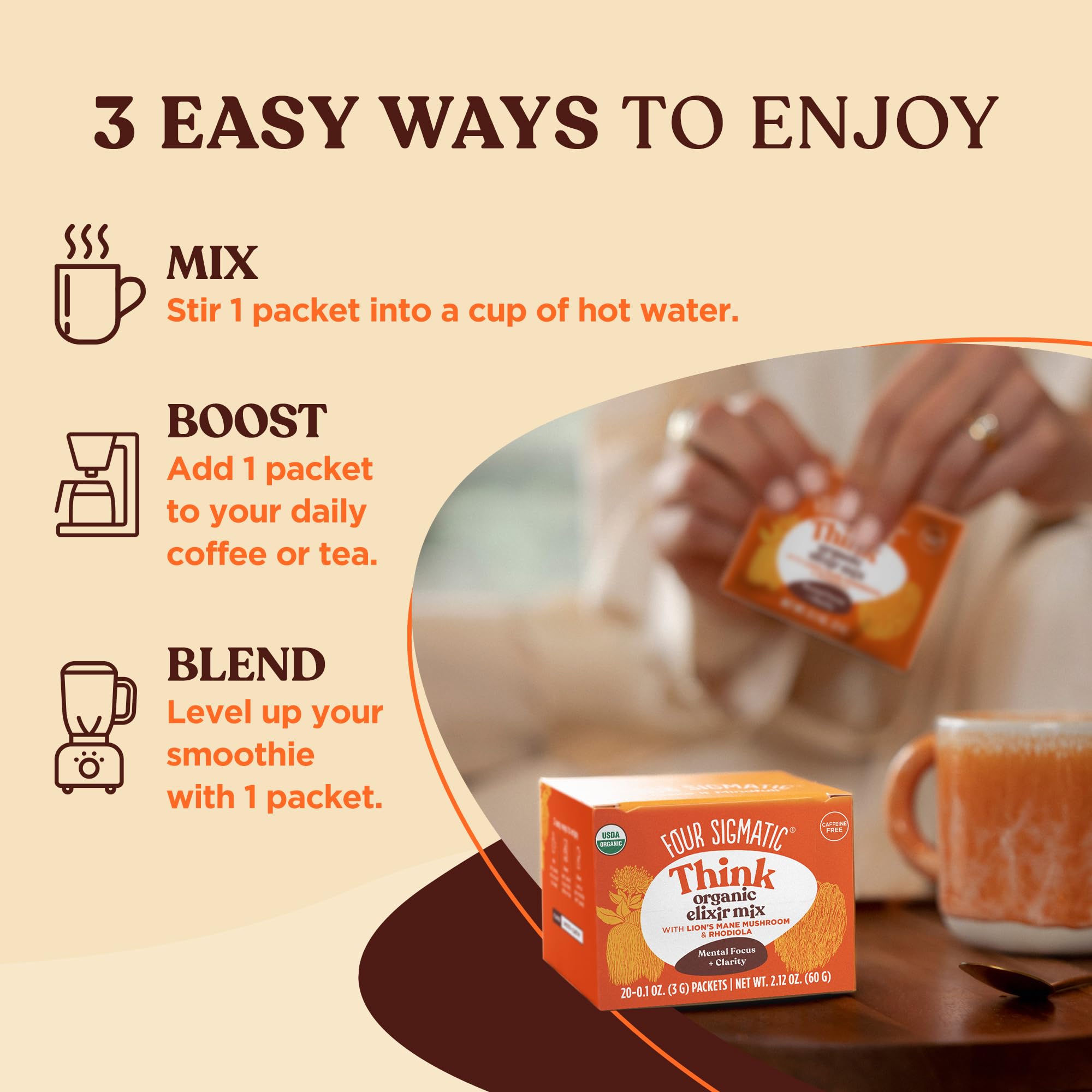 Four Sigmatic Focus Elixir appears caffeine-free and ready to mix