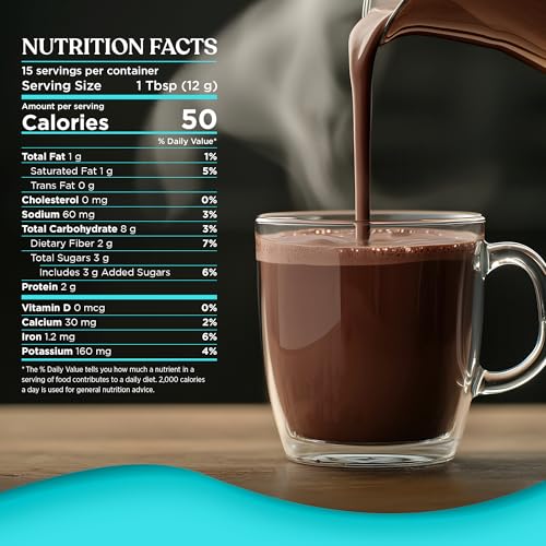 Four Sigmatic Calm cocoa brew in a mug ready for a soothing night routine