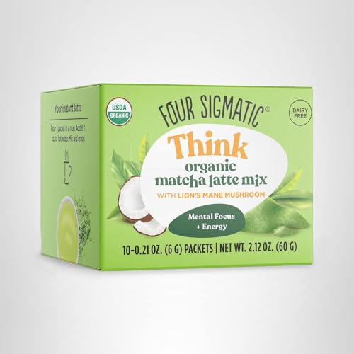 Four Sigmatic easy-dissolve latte mix for quick, satisfying preparation.