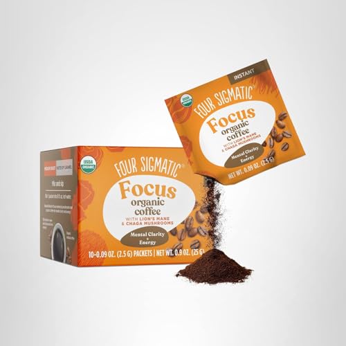Four Sigmatic Focus coffee cup showcases morning focus.
