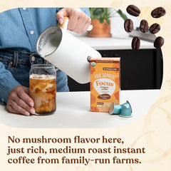 Four Sigmatic Focus Coffee Pods sourced from Honduras deliver bright cup and depth.