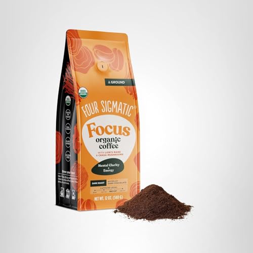Ready-to-brew Four Sigmatic Focus Coffee scene highlighting nutrient-forward design