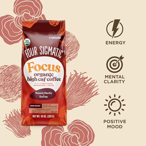 Four Sigmatic ground coffee brew cup steam—ready for a focused start.