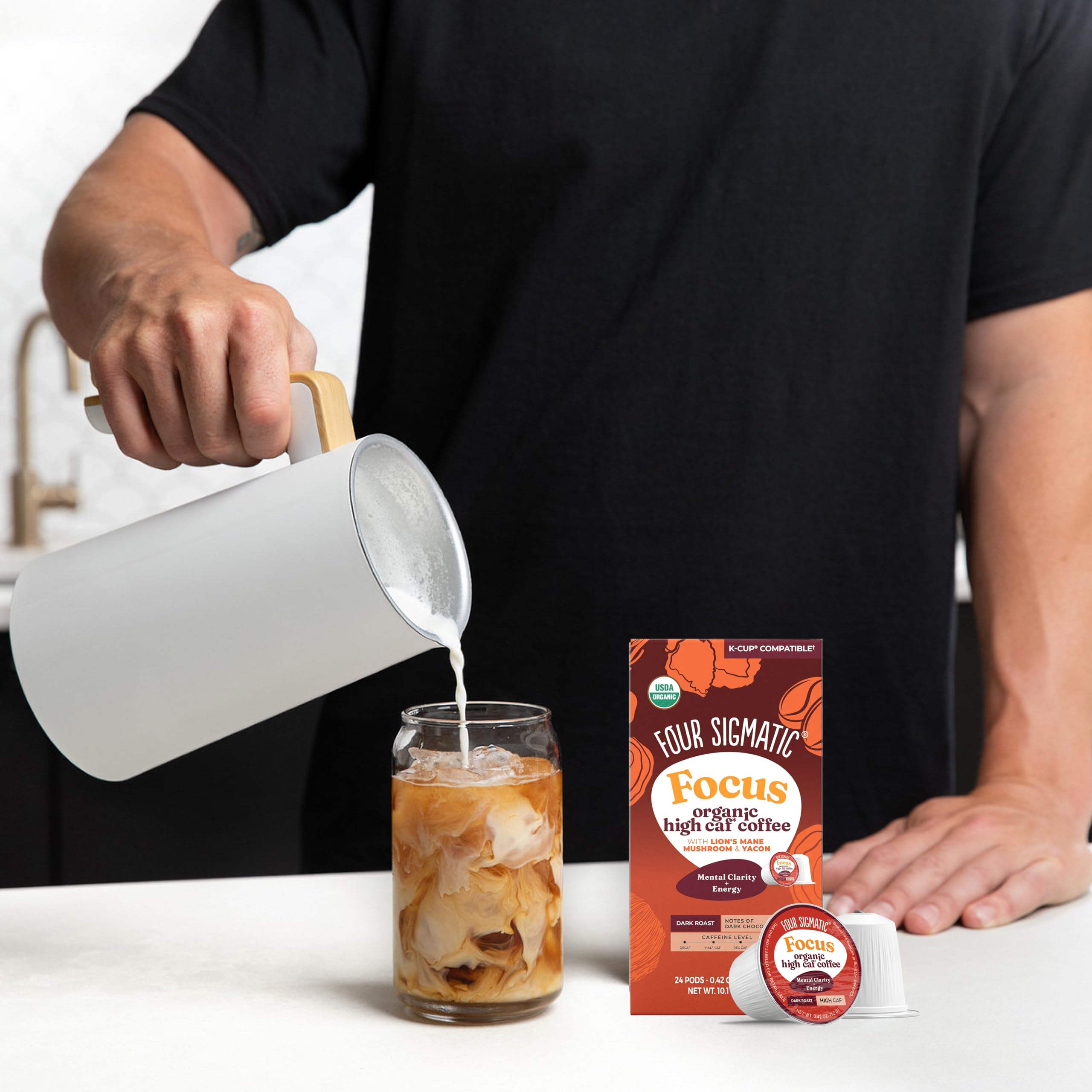 Sustainable pods from Four Sigmatic revitalize your daily coffee ritual.
