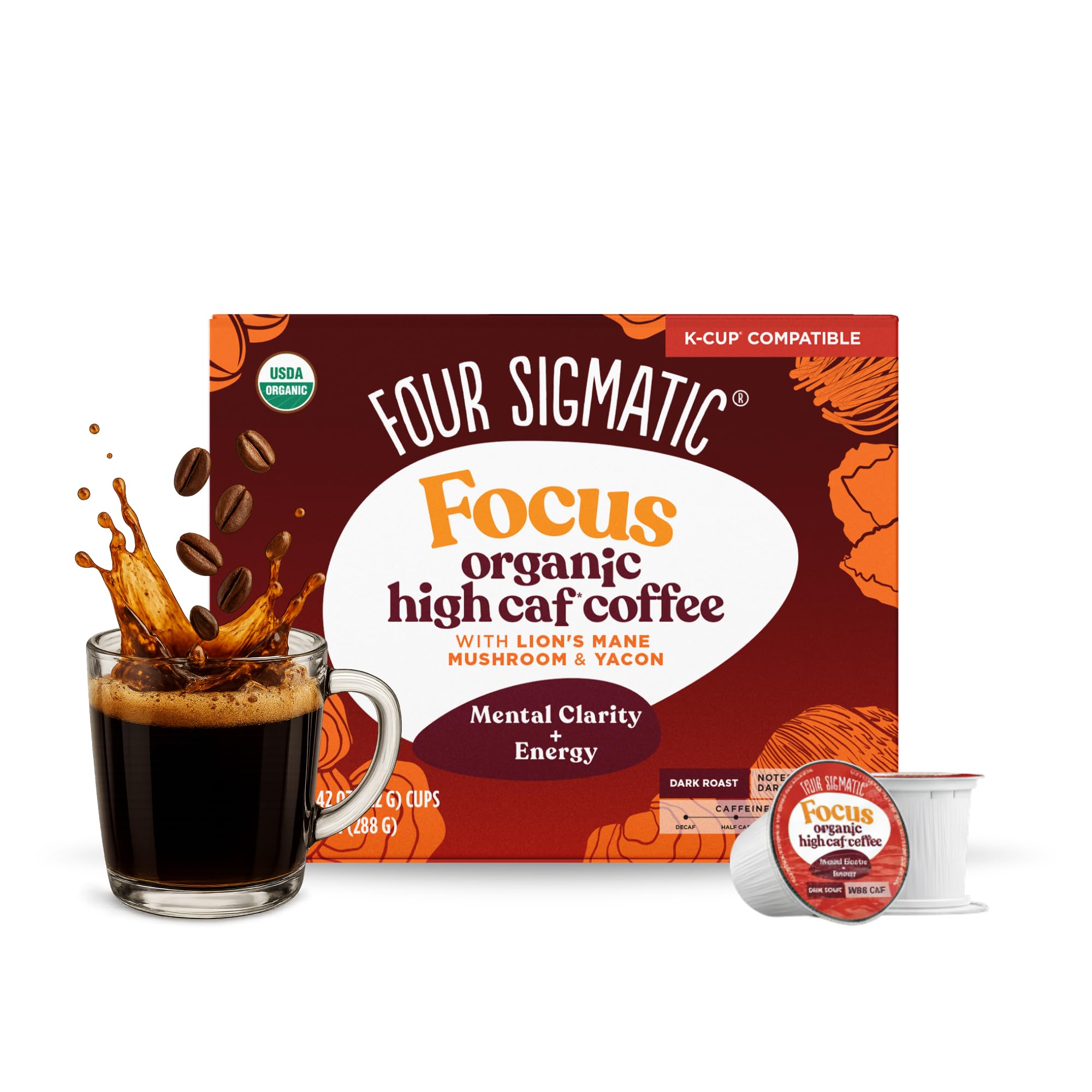 Four Sigmatic K-Cup with Lion’s Mane for focused mornings